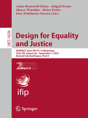 cover image of Design for Equality and Justice